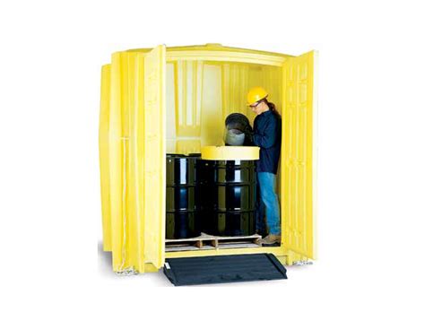 Job Hut™ Cabinet And Multi Purpose Work Ramp™ On American Textile