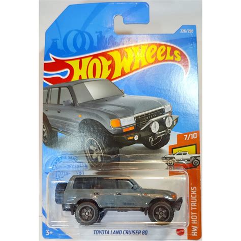 Hot Wheels Toyota Land Cruiser Cinza Hw Hot Trucks Mattel Shopee Brasil