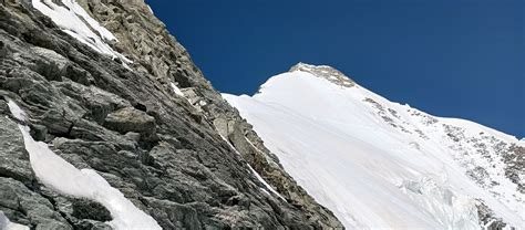 Weisshorn M Aktuelle Verh Ltnisse Vom Auf Der Route