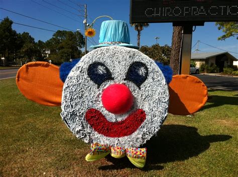 Clown Hay Bale Bauman Chiropractic Panama City Fl