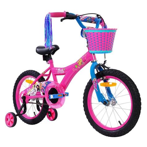 Barbie 40cm Bikebicycle W Training Wheelsbasket Kidschildren 4 7y