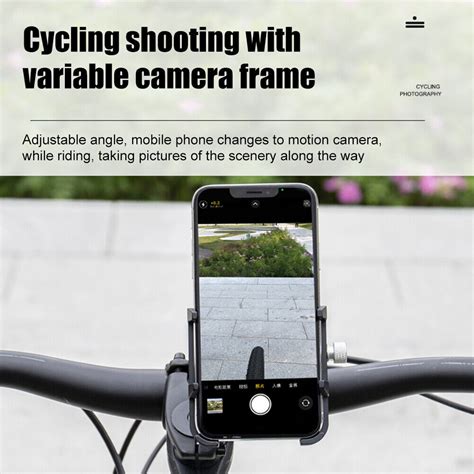 GUB PLUS 21 Motorcycle Bike Phone Holder Aluminum Alloy Clip Stand