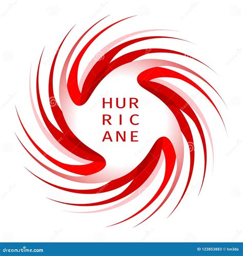 Graphic Banner of Hurricane Warning Stock Vector - Illustration of