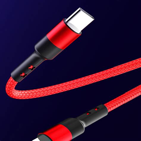 Usb C To Usb C Fast Charger Pd 100w Dual Type C Charging Data Sync Usb Cable Ca Ebay