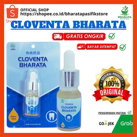 Jual Obat Herbal Sakit Gigi Gusi Bengkak Bharata Cloventa Shopee