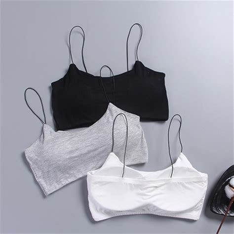 Buy Summer Sexy Female Crop Tops Cotton Women Sleeveless Straps Tank