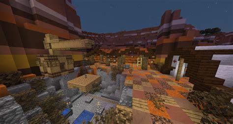 Mesa Biome Mining Base! : r/Minecraft