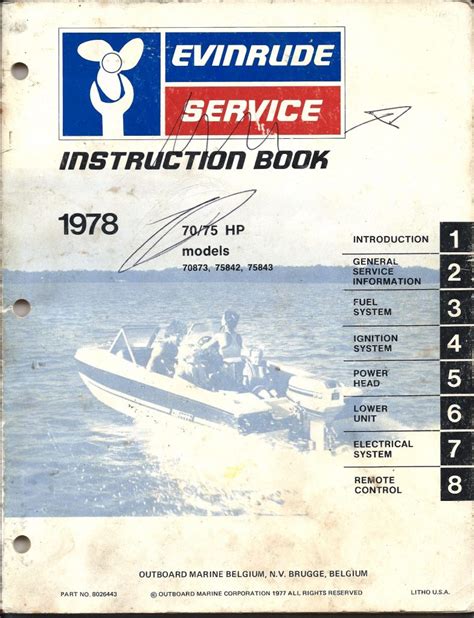 Johnson Outboard Owners Operators manual 6HP - OUTBOARD MANUALS.net