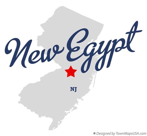 Map of New Egypt, NJ, New Jersey