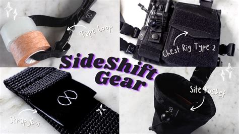 SIDESHIFT GEAR || CHEST RIG, SITE POCKET & MORE! - YouTube