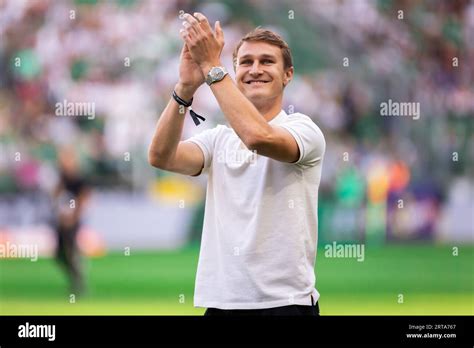 Marco Burch Of Legia Applauds During The Polish Pko Ekstraklasa League