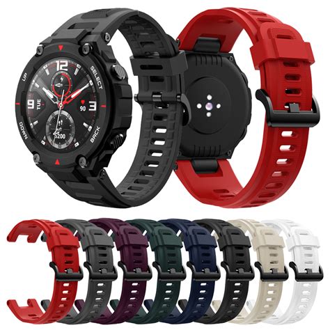 Pulseira De Silicone Para O Rel Gio Huami Amazfit T Rex Substitui O Da