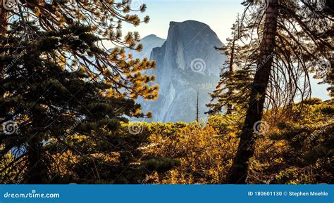 Sunrise on Half Dome in Yosemite National Park, California Stock Photo - Image of landscape ...