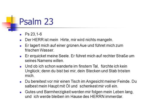 Psalm 23 Der Herr Ist Mein Hirte Ppt Video Online Herunterladen