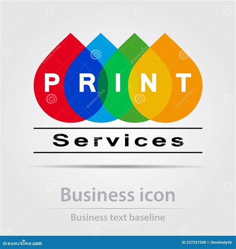 Originally Designed Vector Color Business Icon Stock Vector