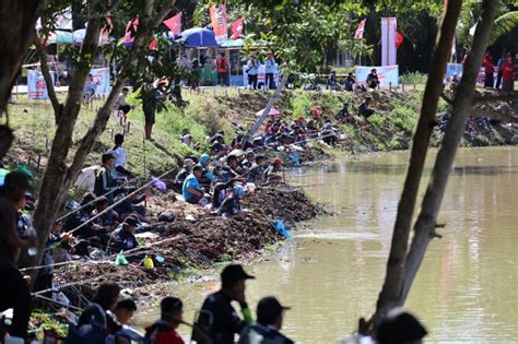 Lomba Mancing Kukar Idaman III Upaya Promosikan Obyek Wisata Danau