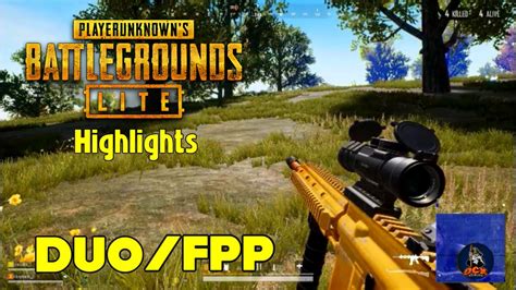 Pubg Pc Lite Fpp Duo Highlights Season Part Youtube