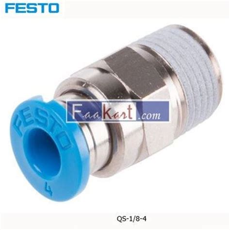 QS 1 8 4 Festo Threaded To Tube Pneumatic Fitting Faakart Online