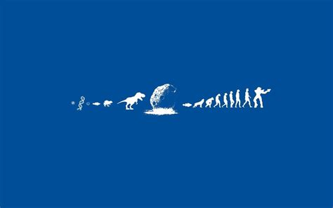 Online crop | evolution of man, minimalism, evolution, blue background ...