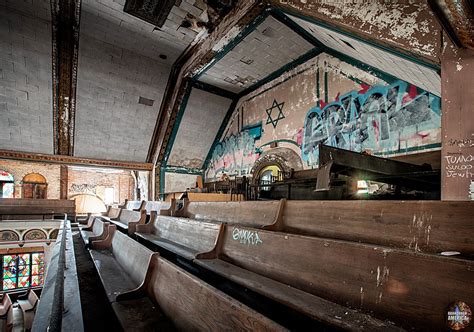 Agudas Achim Synagogue Chicago IL Sanctuary Balcony Rear View