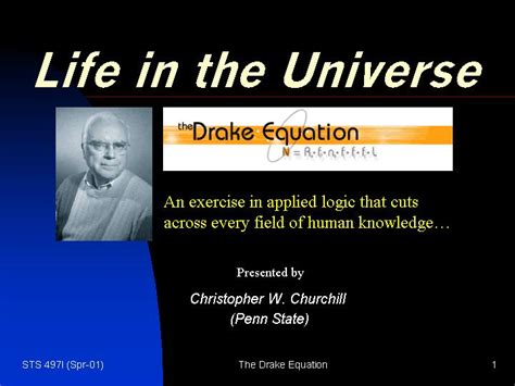 Drake Equation Presentation