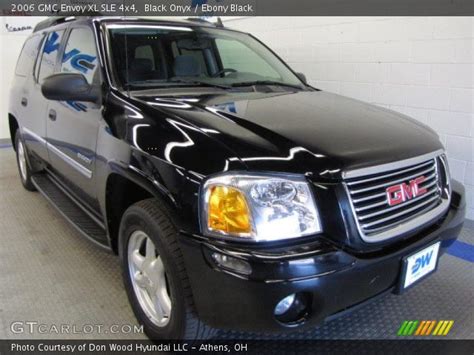 Black Onyx 2006 GMC Envoy XL SLE 4x4 Ebony Black Interior