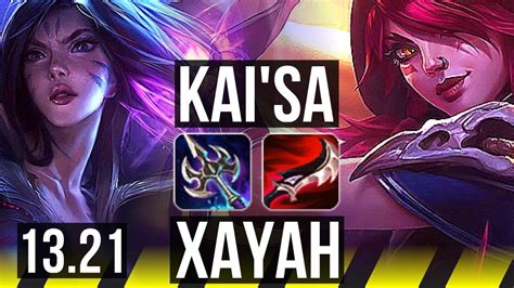 Kai Sa Rell Vs Xayah Rakan Adc Rank Kai Sa Rank