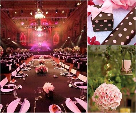 Brown and Pink Wedding | Pink wedding, Wedding, Wedding colors