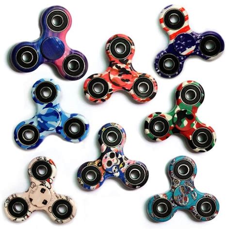 Camouflage Fidget Spinner ToysOXO Wholesale And Retail Toys Games