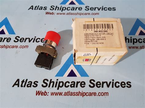 Telemecanique ZB2-BE102 Emergency Stop Push Button – Atlas Shipcare ...