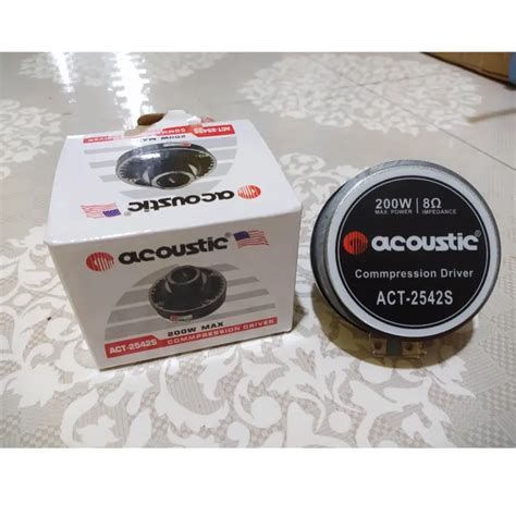 Driver Tweeter Acoustic Watt Act Lazada Indonesia