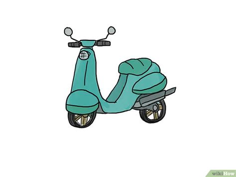 Mani Res De Dessiner Une Moto Wikihow