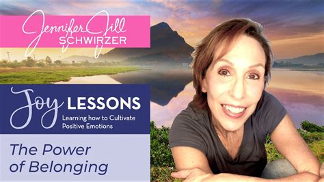 2023 04 23 The Power Of Belonging Dr Jennifer Jill Schwirzer Message