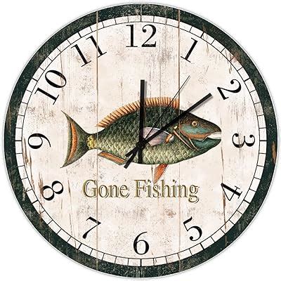 Amazon.com: Rivers Edge Products 15 Inch Large Wall Clock, Distressed