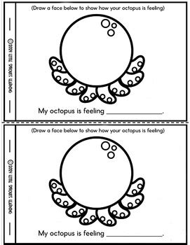 Octopus Feelings Emergent reader (Social Emotional Learning) | TPT