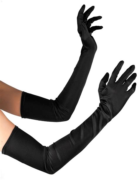 Gants Longs Noirs Deguise Toi Achat De Accessoires Business Casual