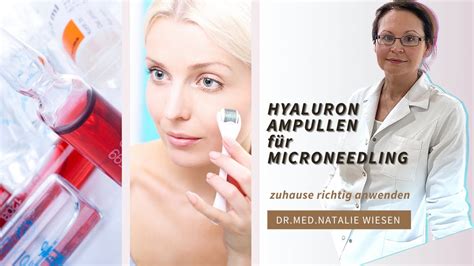 Hyaluron Ampullen Microneedling zuhause richtig anwenden erklärt von