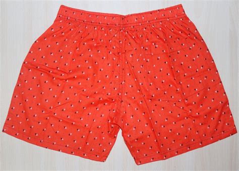 Regular Fit Men Orange Printed Cotton Short Shorts Type Casual Shorts At Rs 99piece In Kalna