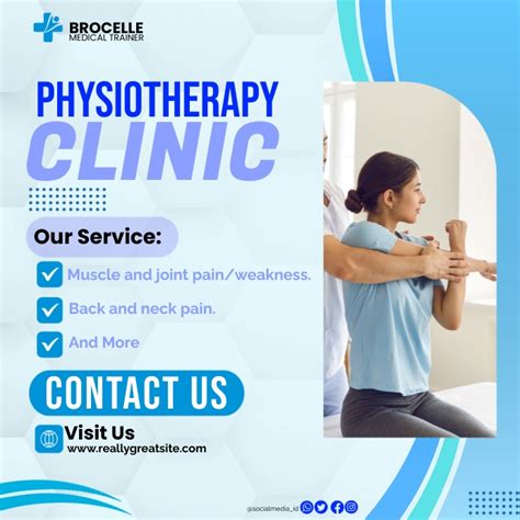 Physiotherapy Clinic Template Postermywall