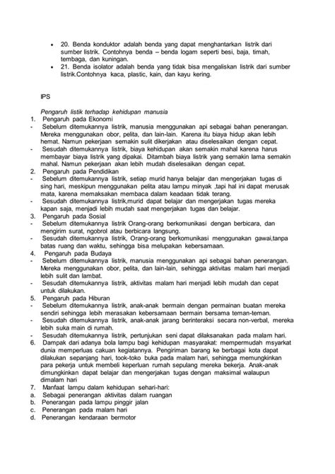 Ringkasan Materi Tema 3 Subtema 1 Kelas 6 PDF