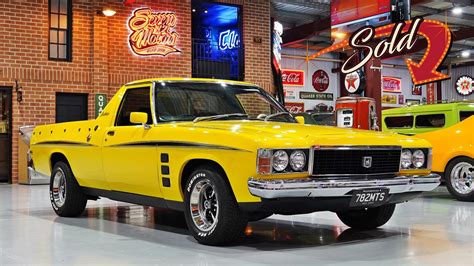 SOLD! LOT 108 - 1975 HOLDEN HJ SANDMAN UTE - SEVEN82MOTORS