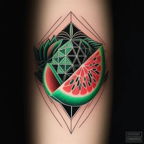 94 Watermelon Tattoo Ideas - TattooClue.com