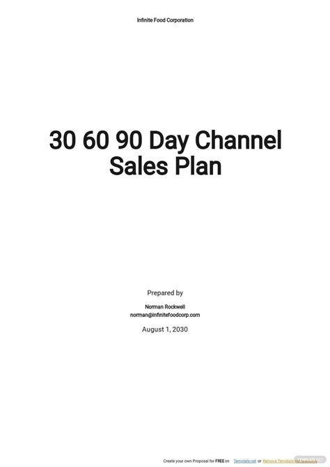 30 60 90 Day Pharmaceutical Sales Plan Template - Google Docs, Word ...