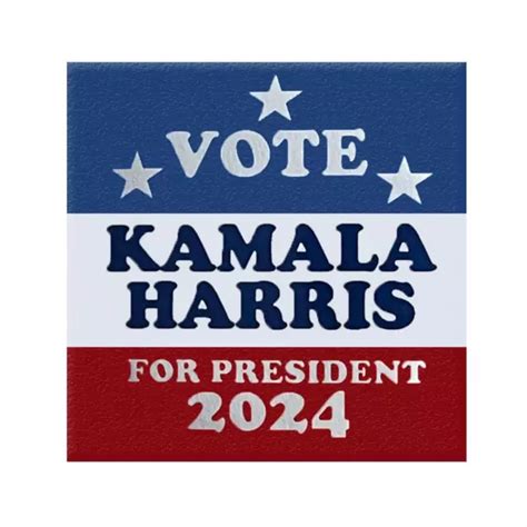 Vote Kamala Harris For Presidental Us Election Magnetic Sticker