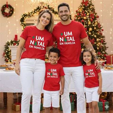 Blusa De Natal Familia