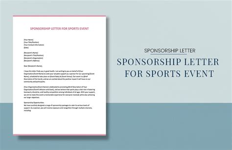 Youth Sport Sponsorship Letter Infoupdate Org