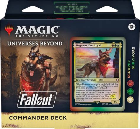 Universes Beyond Fallout Scrappy Survivors Commander Deck