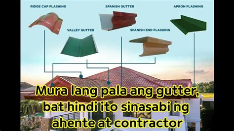 Diskarte Paano Makakamura Sa Pagbili Ng Gutter At End Flashing Roof