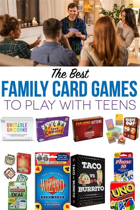 The Best Family Card Games to Play with Teens