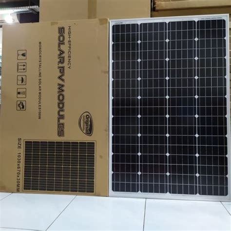 Jual PROMO Solar Panel 100 Wp Mono Panel Surya Surya Cell Jakarta